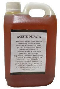 ACEITE DE PATA x 1 LT. INDUVET
